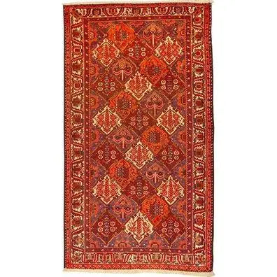 One Of The Kind Persian Bakhtiar Rug 9'8" x 5'4"